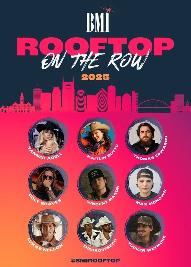 BMI's Rooftop On The Row 2025 Lineup